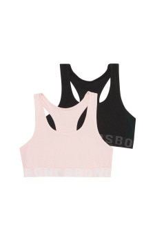 Girls Anti Chafe Crop 2 Pack