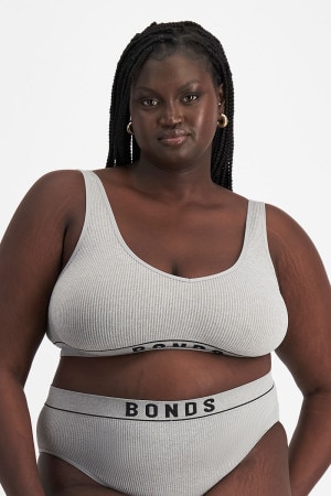 Retro Rib™ Seamless Deep V Crop